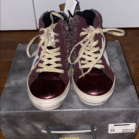 New Piranha High-top Sneaker Glitter size 38 - Picture 2 of 5